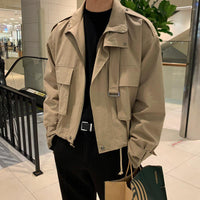 Spring Two-piece Lapel Cargo Jacket