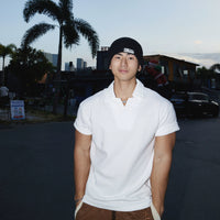 Polo Yaka Kısa Kollu Bol Kesim Tişört 