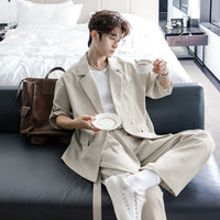 Relaxed Fit Five-Quarter Sleeve Suit