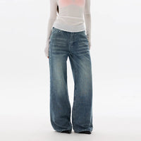 بنطلون جينز واسع رجعي 