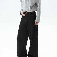 Vintage Loose Fit Raw Denim Pants