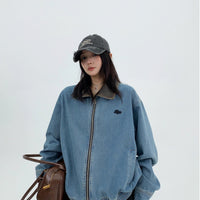 Loose Blue Denim Jacket