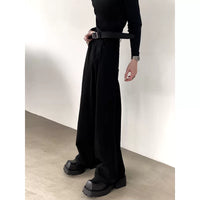 بنطلون بدلة عريض الساقين الكلاسيكي 