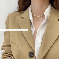 Collana con osso di serpente 