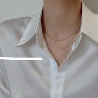 Collar de cadena delgada 