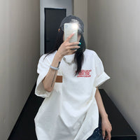 Embroidered Cotton Loose Fit T-shirt