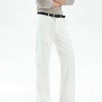 بنطال فستان كاجوال مستقيم الساق 