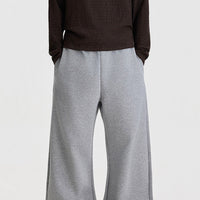 بنطلون رياضي واسع مبطن بالفليس 