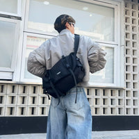 Sac bandoulière rétro Harajuku grande capacité 