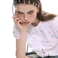 Colored Zircon Hairpin