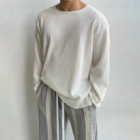 Lightweight Knitted Long Sleeve Pullover
