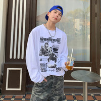 Graphic Long Sleeve Streetwear T-Shirt