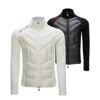 جاكيت خفيف الوزن مزود بسحاب ومبطن بالداون 