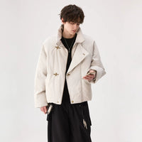 زر طائرة قديمة قصير من القطن 