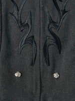 Flame Embroidered Canvas Zip Jacket 5