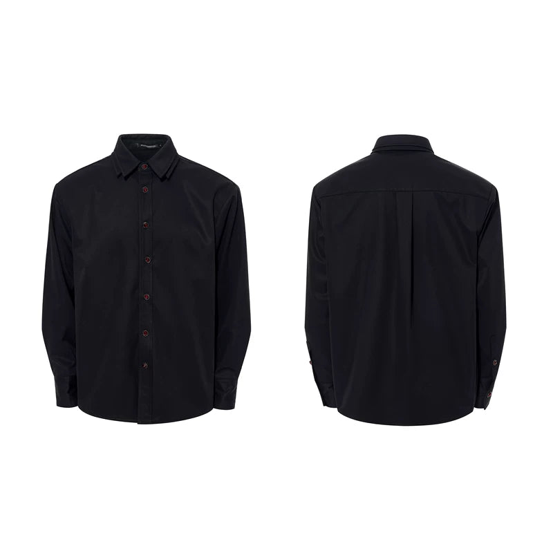 alt_id_2920329055, Fleece-Lined Double-Collar Long-Sleeve Shirt