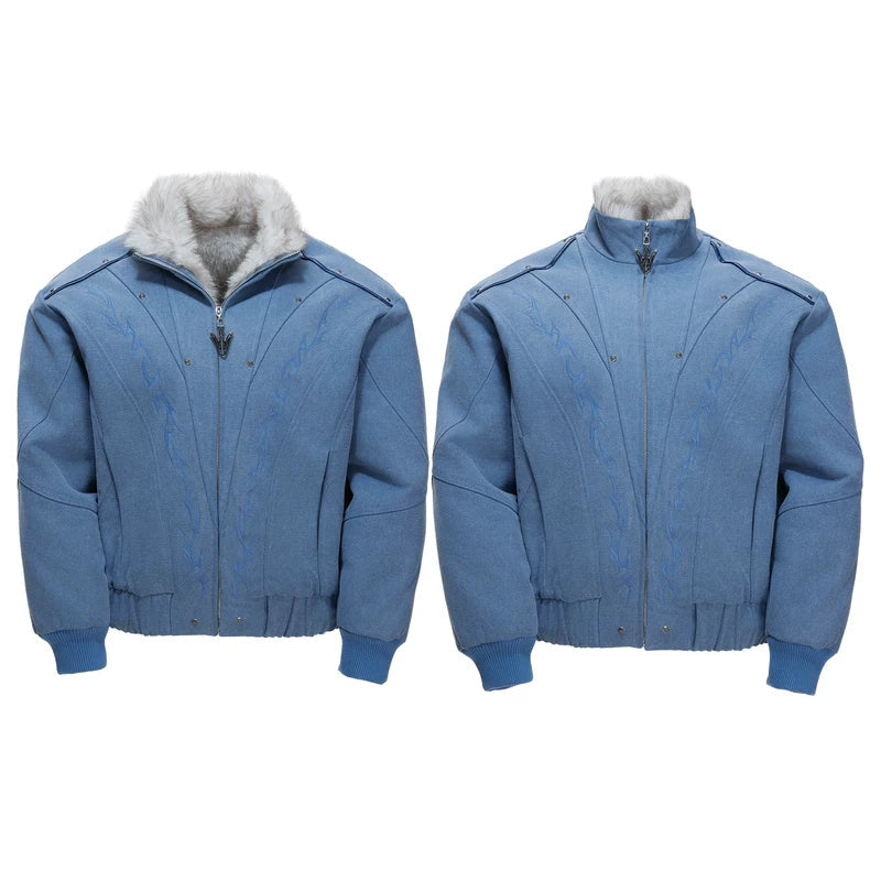 alt_id_3693779274, Fleece-Lined Heavyweight Canvas Bomber Jacket