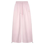 Fleece-Lined Wide Leg Sweatpants Pants 5