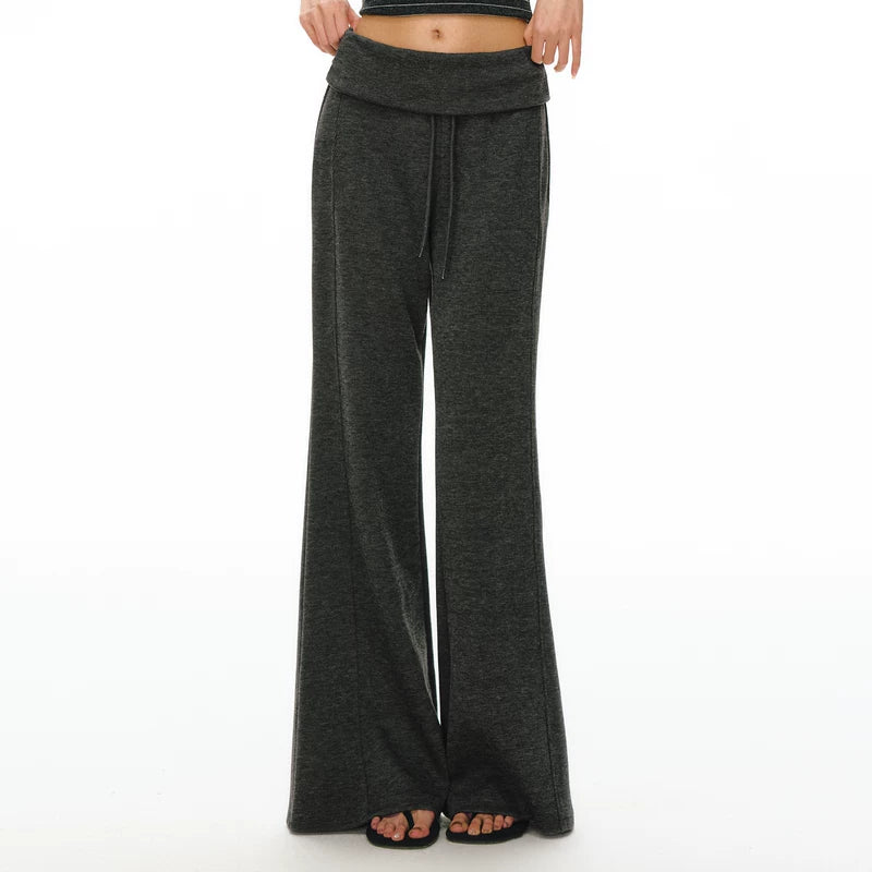 ,1627207:380828067,6164912158893,1627207:380828067,6164912158895,1627207:380828067,6164912158894,1627207:380828067,6164912158896,6164912158893,6164912158895,6164912158894,6164912158896, Foldover Waist Wide Leg Lounge Pants