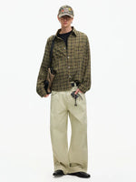 Gauze Plaid Long-Sleeve Casual Shirt 5