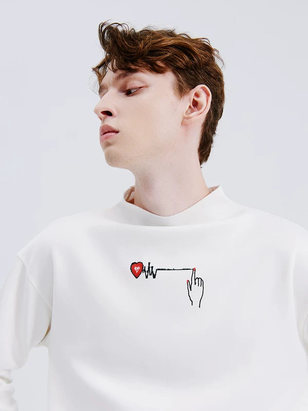 Graphic Heartbeat Long Sleeve Sweatshirt 2
