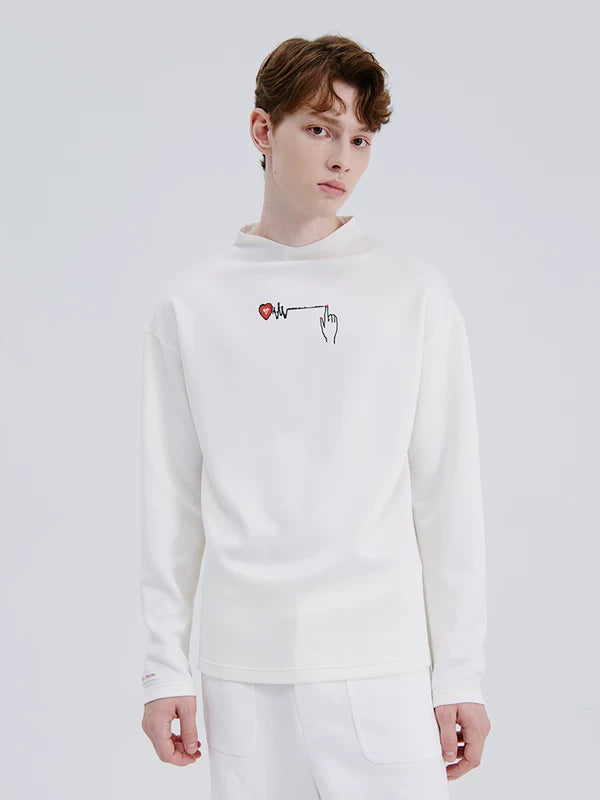 Graphic Heartbeat Long Sleeve Sweatshirt 3