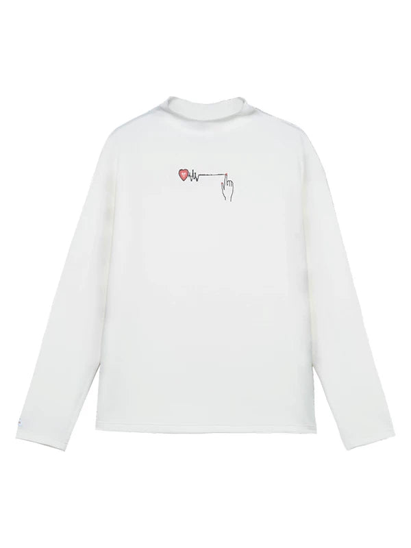 Graphic Heartbeat Long Sleeve Sweatshirt 5