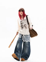 Graphic Print Long Sleeve Pullover Shirt 4