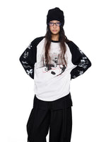 Graphic Raglan Long-Sleeve Streetwear Turtleneck 2