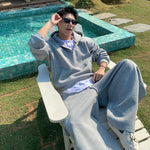 6184194411731,6184194411737,6184194411743, Half-Zip Hoodie and Wide-Leg Pants Set