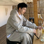 6184194411732,6184194411738,6184194411744, Half-Zip Hoodie and Wide-Leg Pants Set