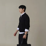 Half-Zip Lapel Knit Commuter Sweater 3