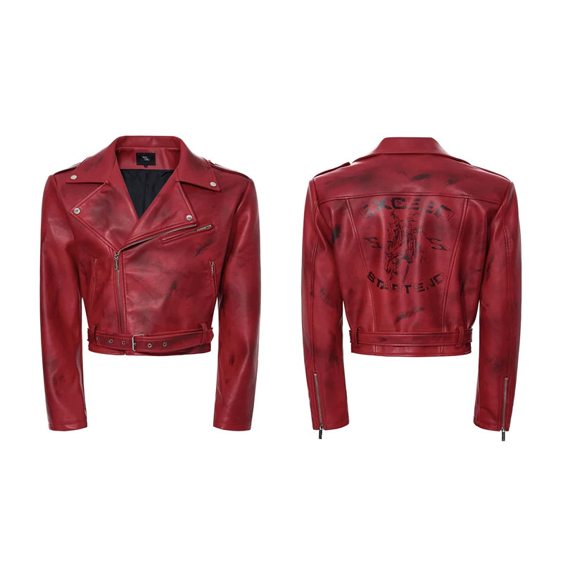 6026167256627,6026167256628,6026167256629,6026167256630, Hand-Painted Leather Motorcycle Jacket