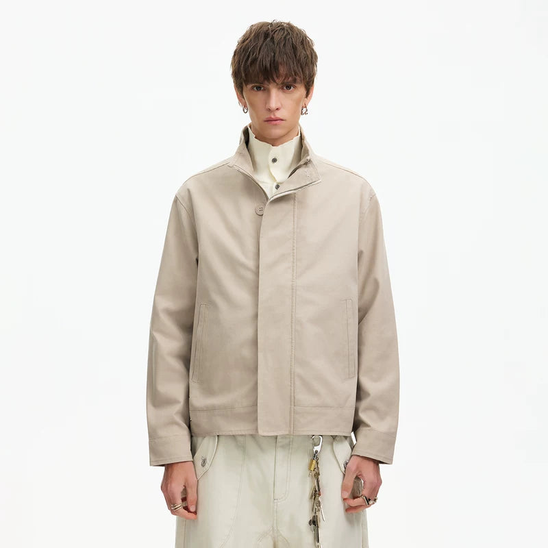 6190242266883,6190242266884,6190242266885,6190242266886, Harrington Stand Collar Lightweight Work Jacket