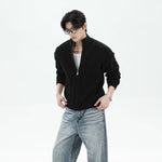 Heavyweight Anti-Pilling Stand Collar Knit Cardigan 5