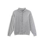 1627207:28334,6012874097014,1627207:28334,6012874097013,1627207:28334,6012874097012,6012874097014,6012874097013,6012874097012, Heavyweight Anti-Pilling Stand Collar Knit Cardigan