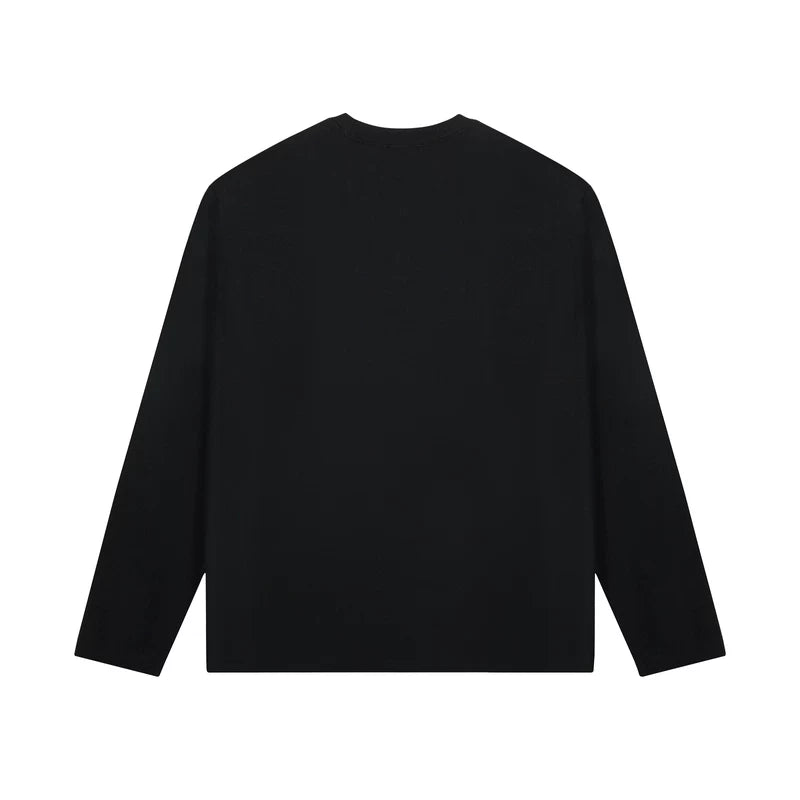 Heavyweight Cotton Fitted Long-Sleeve T-Shirt 2