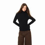 1627207:28341,6150834355562,1627207:28341,6150834355564,1627207:28341,6150834355563,6150834355562,6150834355564,6150834355563, High-Neck Stretch Knit Base Layer Top