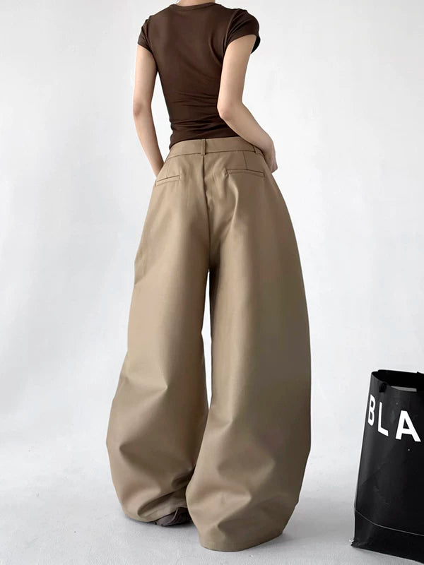 High Waist Extra Wide Leg Pants 3