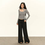 High Waist Loose Fit Wide Leg Pants 5