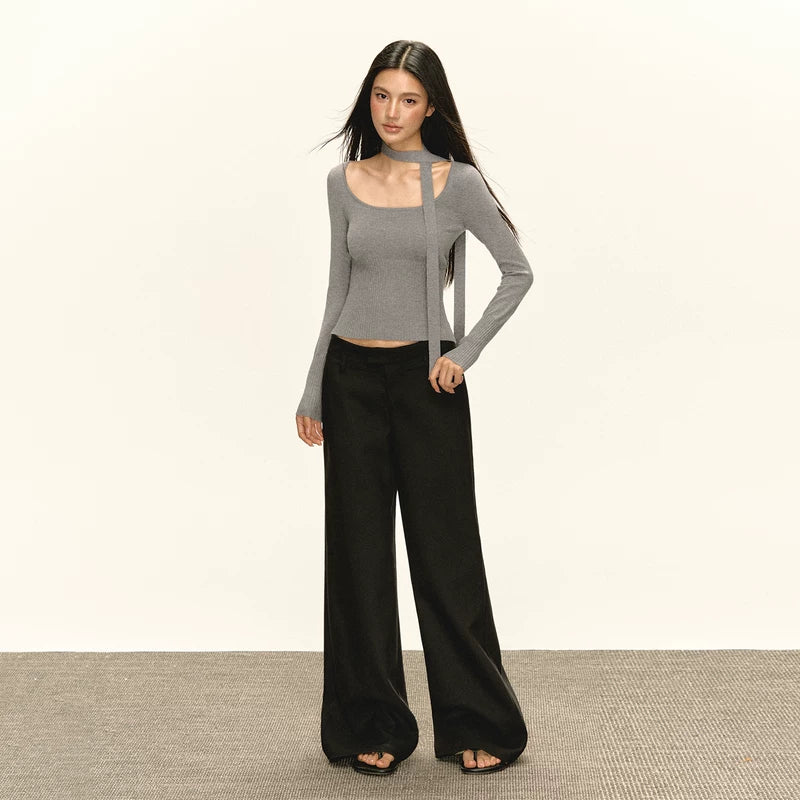 High Waist Loose Fit Wide Leg Pants 5
