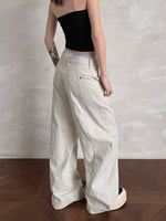 High Waist Wide Leg Cargo Pants 5
