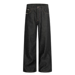 High Waist Wide Leg Denim Pants 5