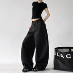 High-Waist Wide-Leg Flowing Casual Pants 2