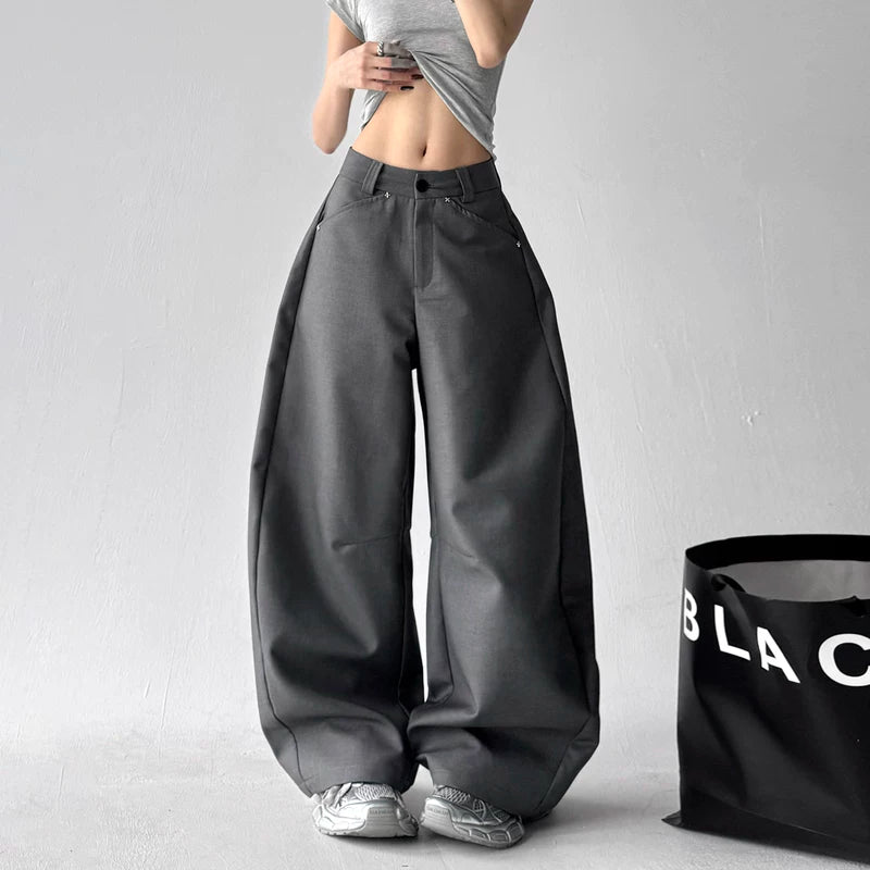 alt_id_342837226, High-Waist Wide-Leg Flowing Casual Pants