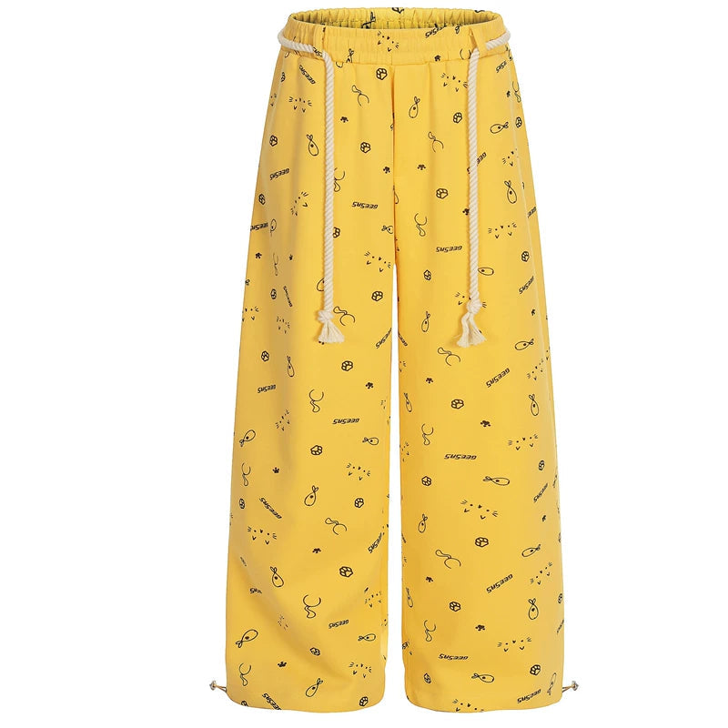 1627207:28324,6010049760834,1627207:28324,6010049760831,1627207:28324,6010049760833,1627207:28324,6010049760832,6010049760834,6010049760831,6010049760833,6010049760832, High-Waisted Cartoon Print Wide-Leg Pants