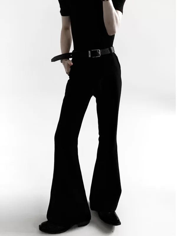 High-Waisted Extra-Long Flared Pants 4