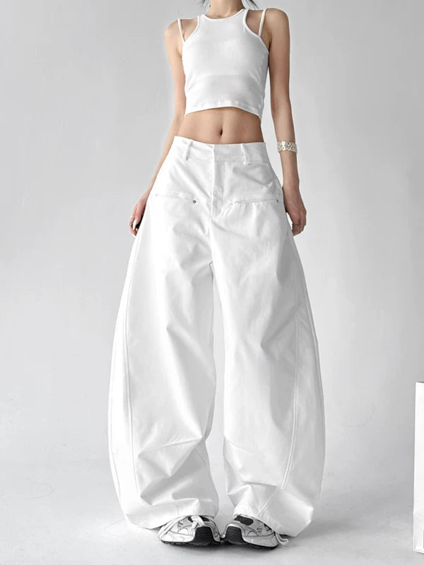 High Waisted Extra Wide Leg Pants 2