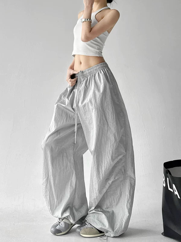 High Waisted Loose Wide Leg Casual Pants 2