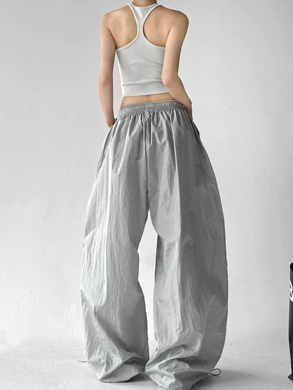 High Waisted Loose Wide Leg Casual Pants 4
